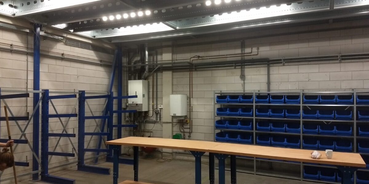 Stelling montage Steenbergen